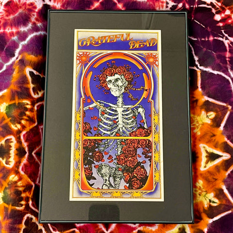 Original Rare Vintage 1971 Framed Grateful Dead Bertha Handbill