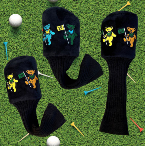 Embroidered Fleece Knit Golf Club Driver Cover!
