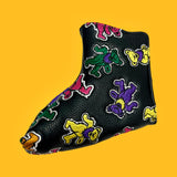 Embroidered Leather Golf Putter Blade Cover!