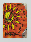 GD Road Crew Backstage Passes!! - Ramrod's Collection!!